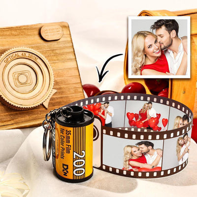 Llavero Personalizado con Fotos en Rollo de Película