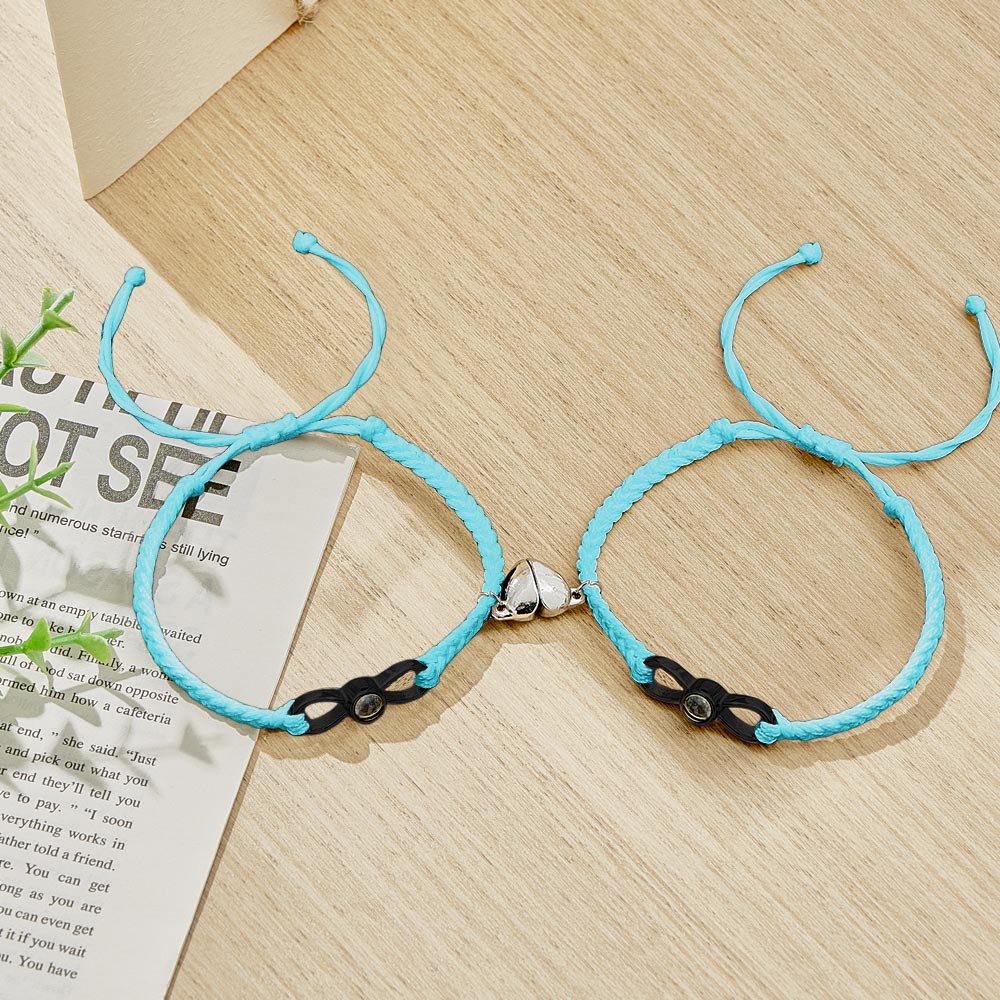 Pulseras de Proyección Magnéticas para Pareja