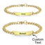 Set de Pulseras Personalizadas con Nombres Grabados