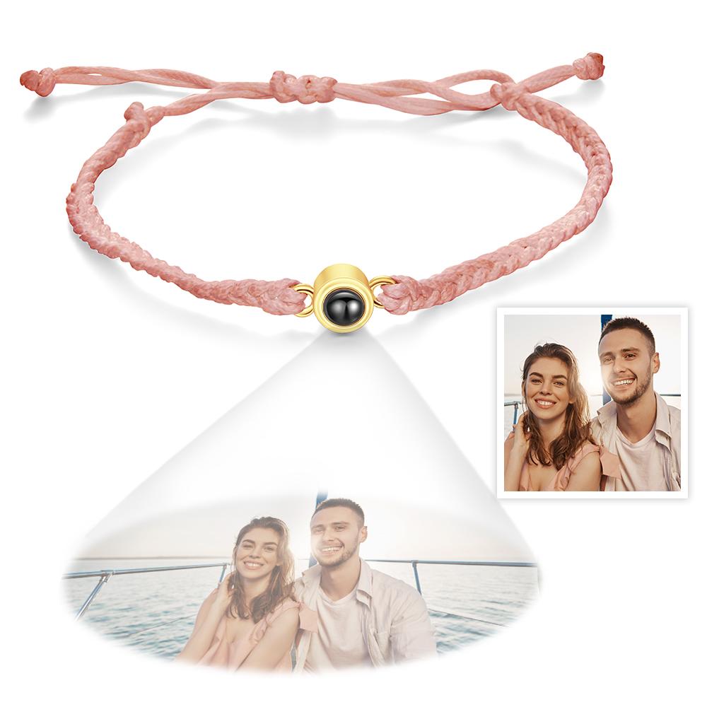 Pulsera Unisex de Proyección Personalizada con Foto a Color