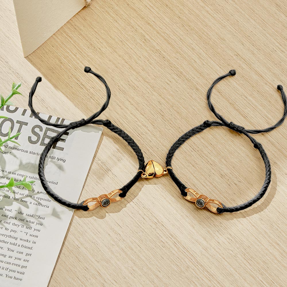 Pulseras de Proyección Magnéticas para Pareja