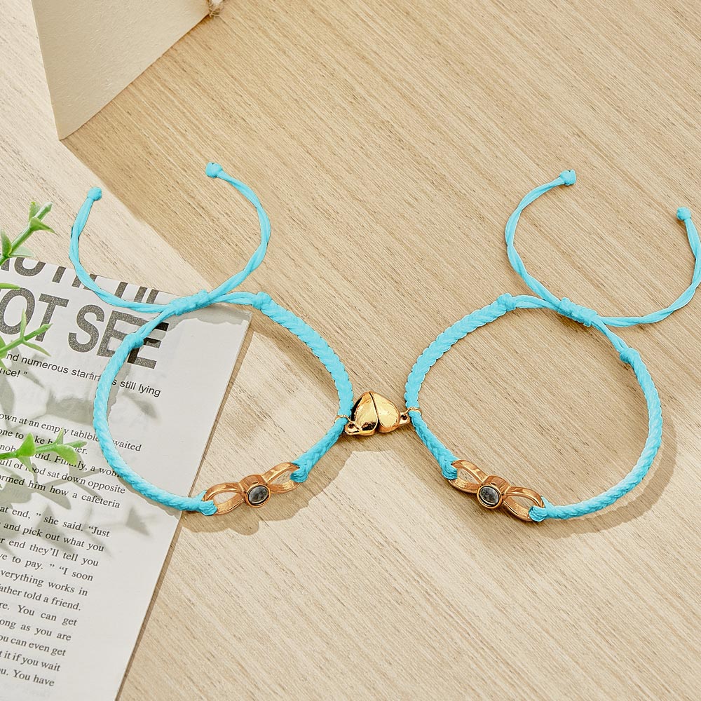 Pulseras de Proyección Magnéticas para Pareja