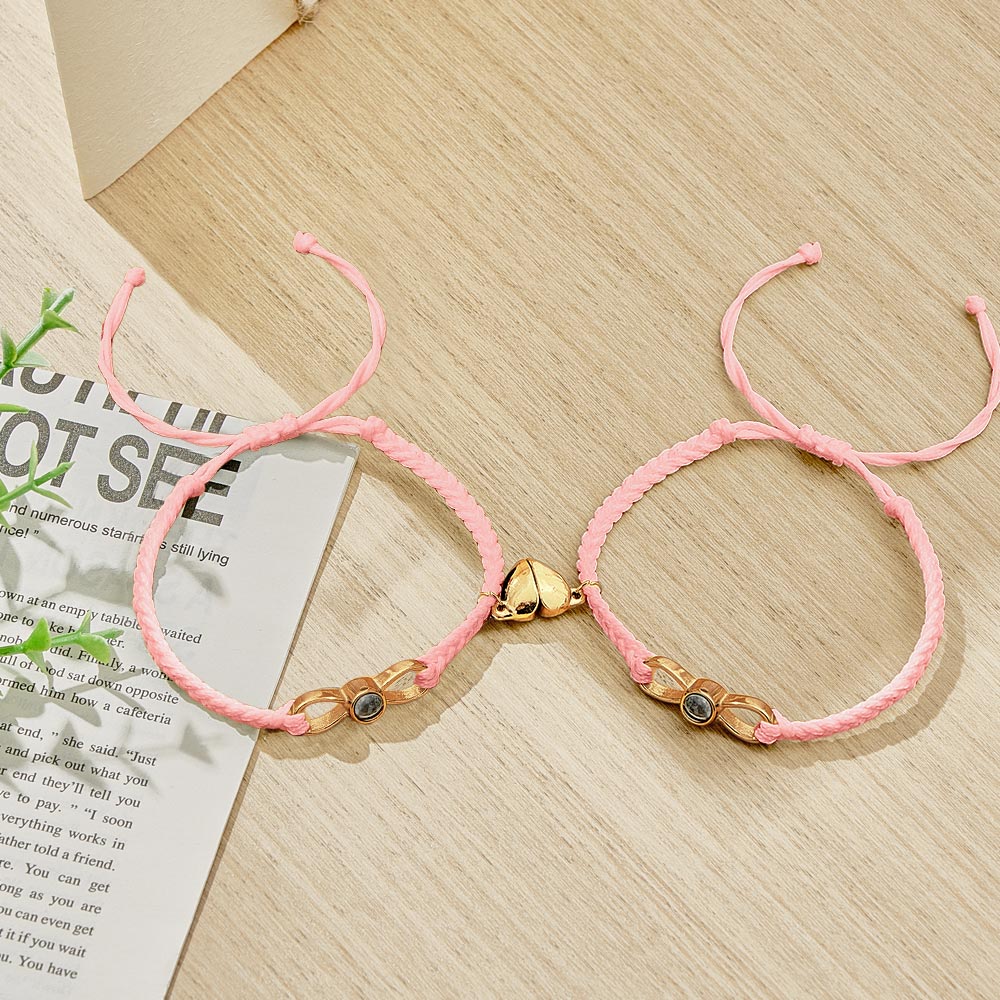 Pulseras de Proyección Magnéticas para Pareja