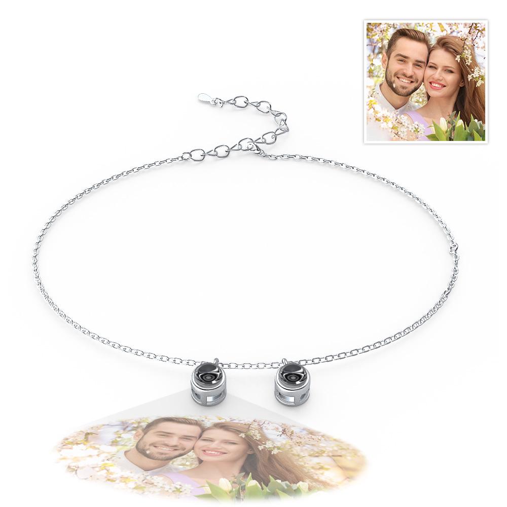 Pulsera de Proyección Personalizada con Hasta 6 Fotos