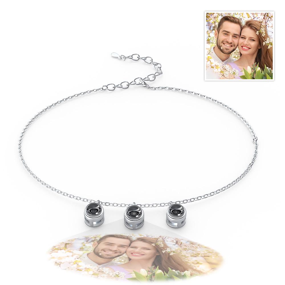 Pulsera de Proyección Personalizada con Hasta 6 Fotos
