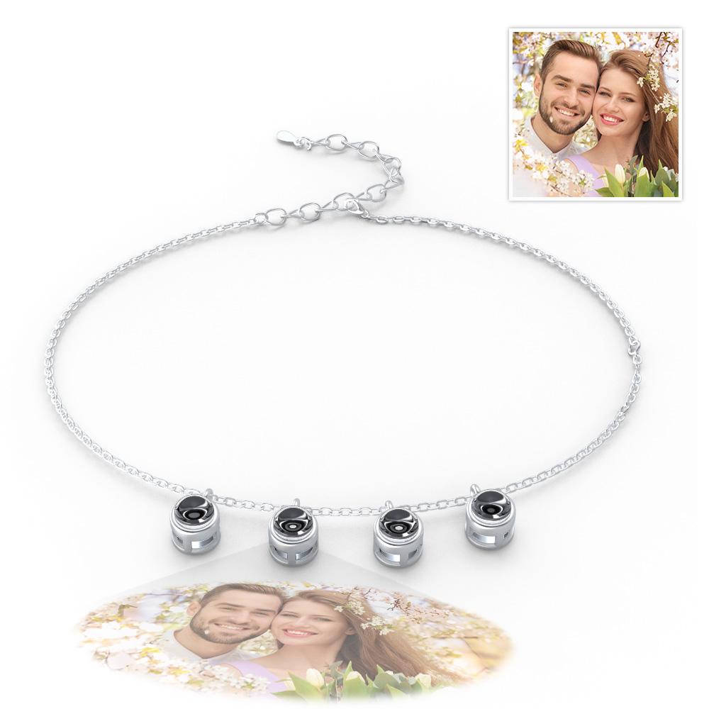 Pulsera de Proyección Personalizada con Hasta 6 Fotos