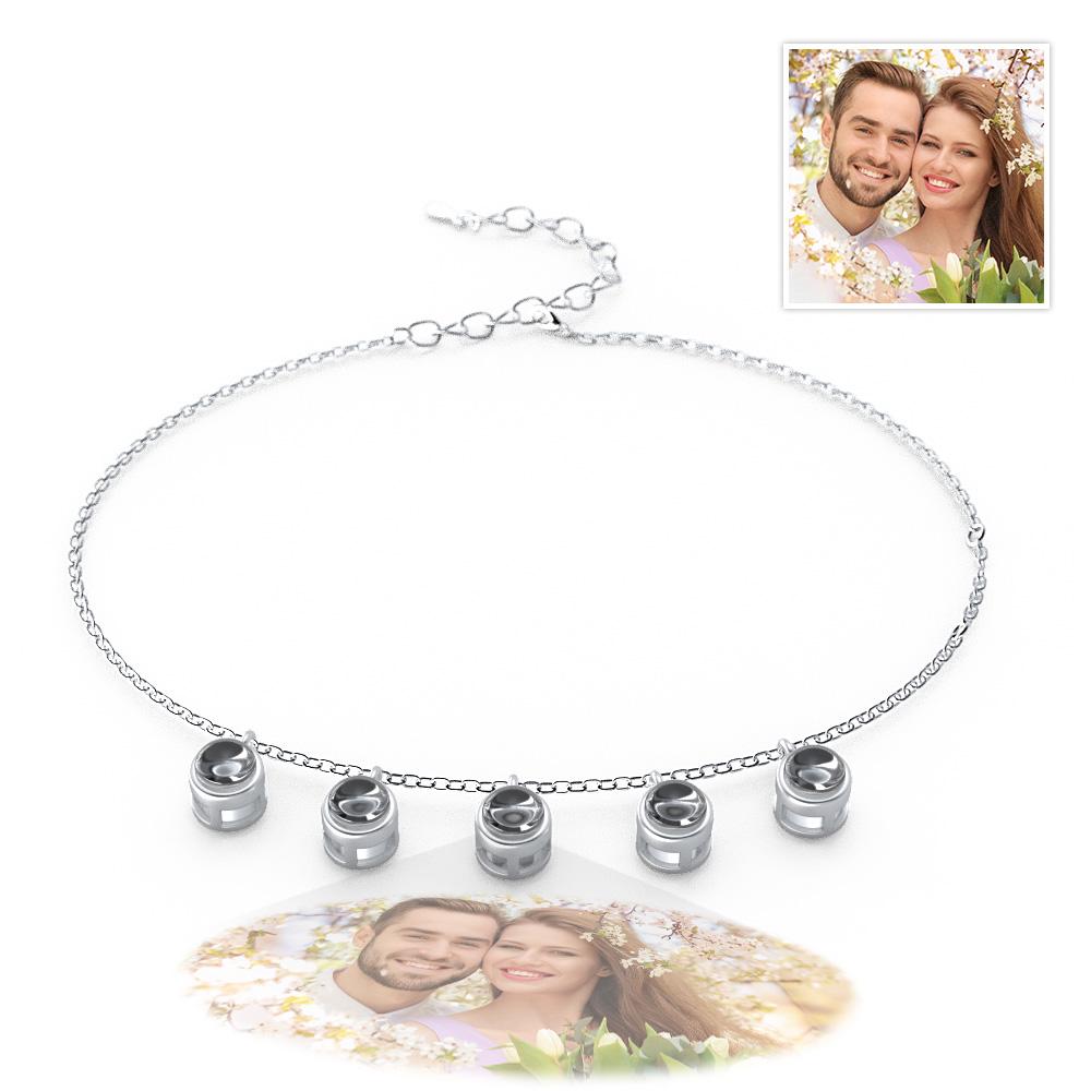 Pulsera de Proyección Personalizada con Hasta 6 Fotos