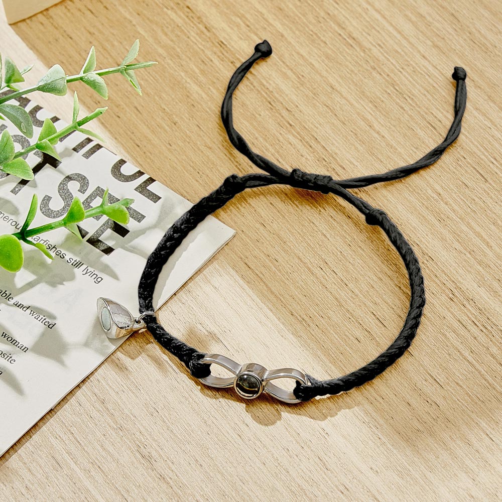 Pulseras de Proyección Magnéticas para Pareja