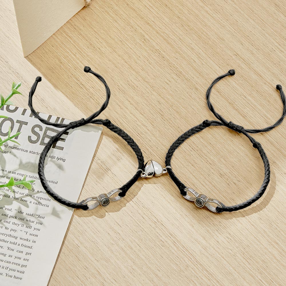 Pulseras de Proyección Magnéticas para Pareja