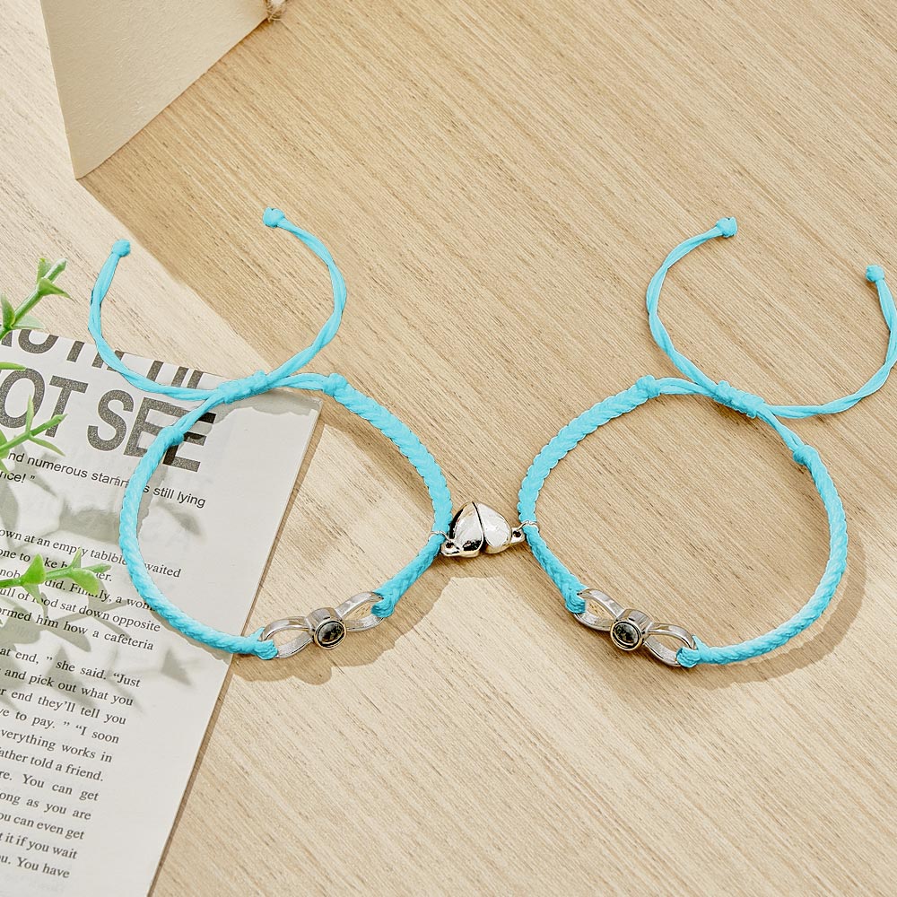 Pulseras de Proyección Magnéticas para Pareja