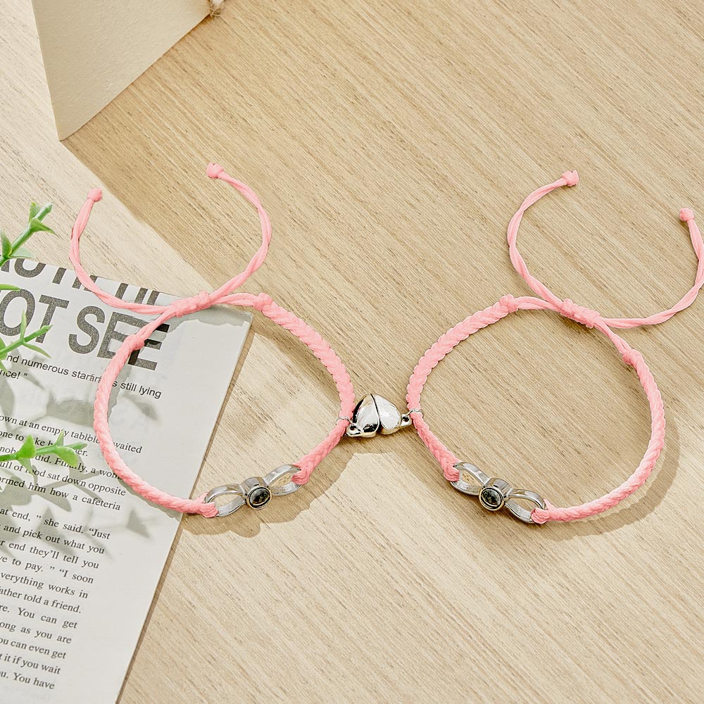 Pulseras de Proyección Magnéticas para Pareja