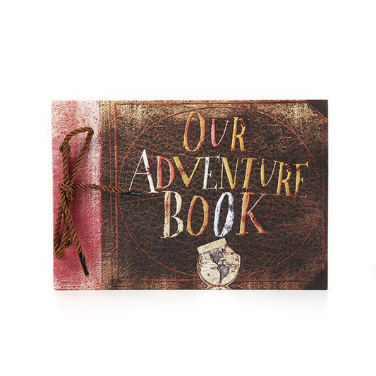 Libro de Aventuras Retro para Scrapbook y Recuerdos de Viaje