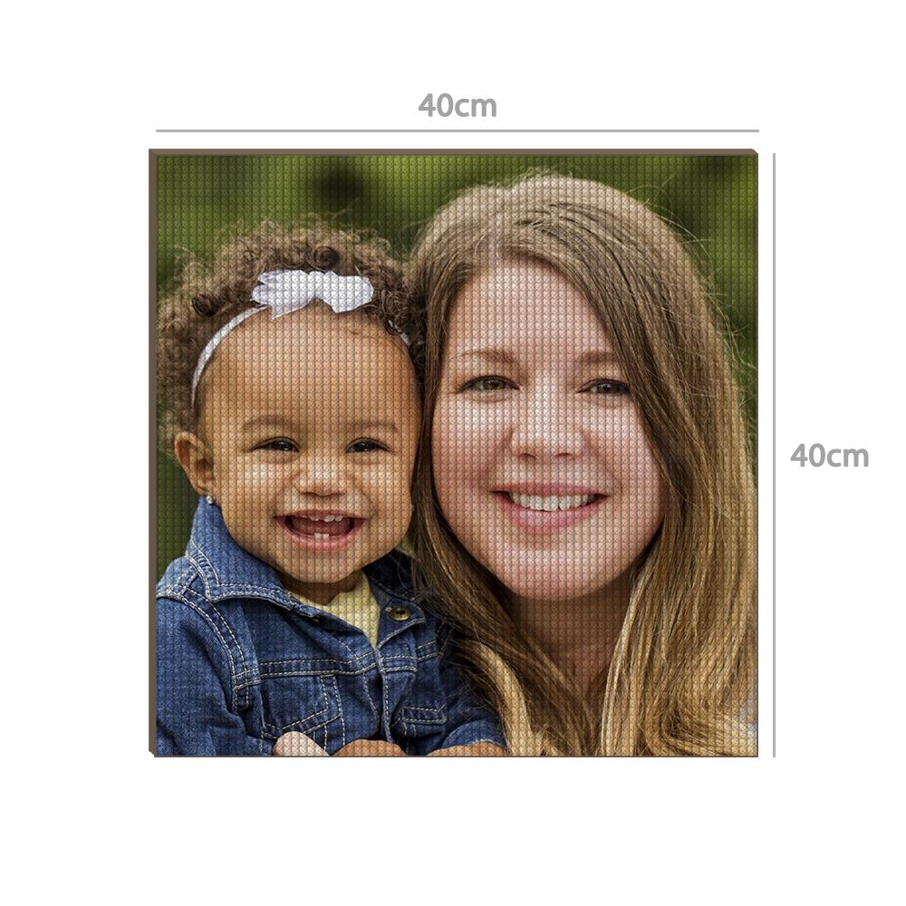 Pintura de Diamantes Personalizada con Foto