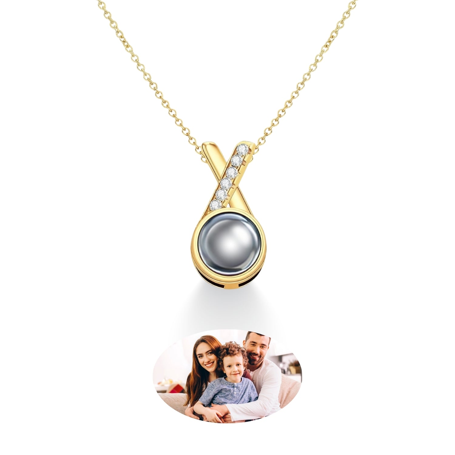 Collar Personalizado con Proyección de Foto