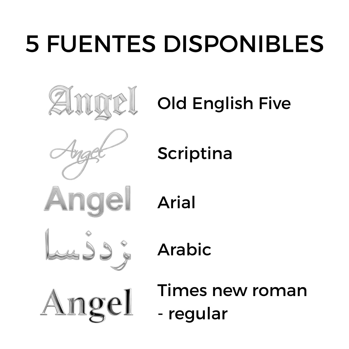 Collar Personalizado con Nombre en Acero Inoxidable