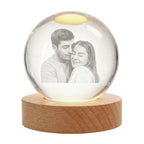Esfera de Cristal con Foto Grabada