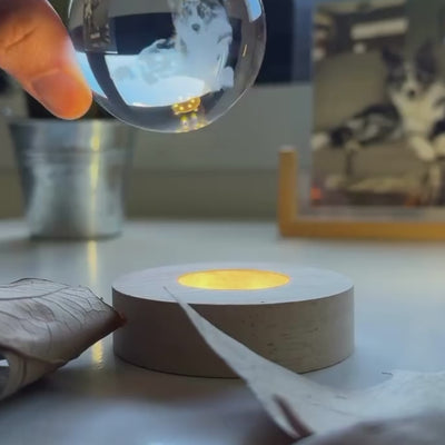 Esfera de Cristal con Foto Grabada