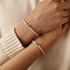 Pulsera de Proyección Trenzada con Foto Blanco y Negro