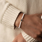 Pulsera de Proyección Trenzada con Foto Blanco y Negro