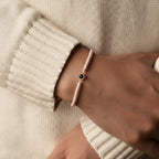 Pulsera de Proyección Trenzada con Foto Blanco y Negro