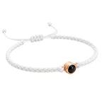 Pulsera de Proyección Trenzada con Foto Blanco y Negro