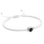 Pulsera de Proyección Trenzada con Foto Blanco y Negro