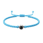 Pulsera de Proyección Trenzada con Foto Blanco y Negro