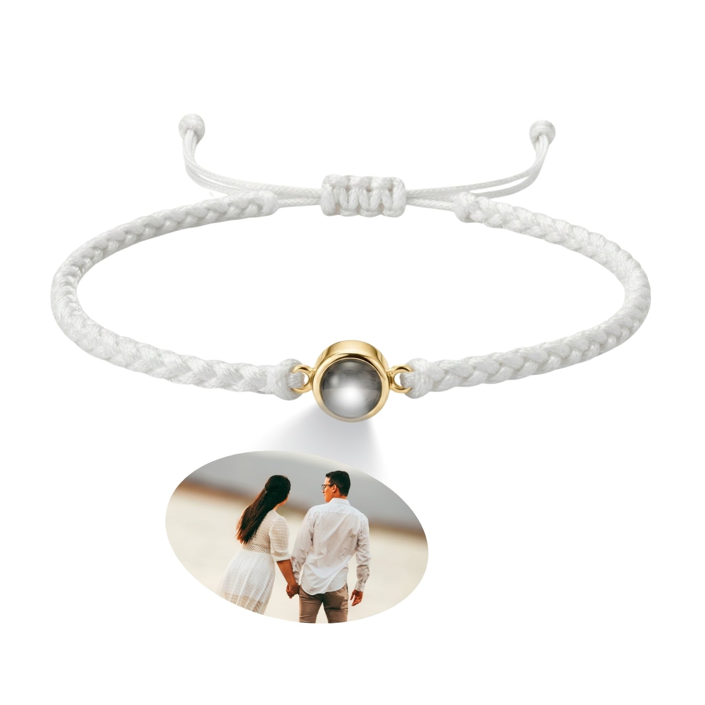 Pulsera Unisex de Proyección Personalizada con Foto a Color