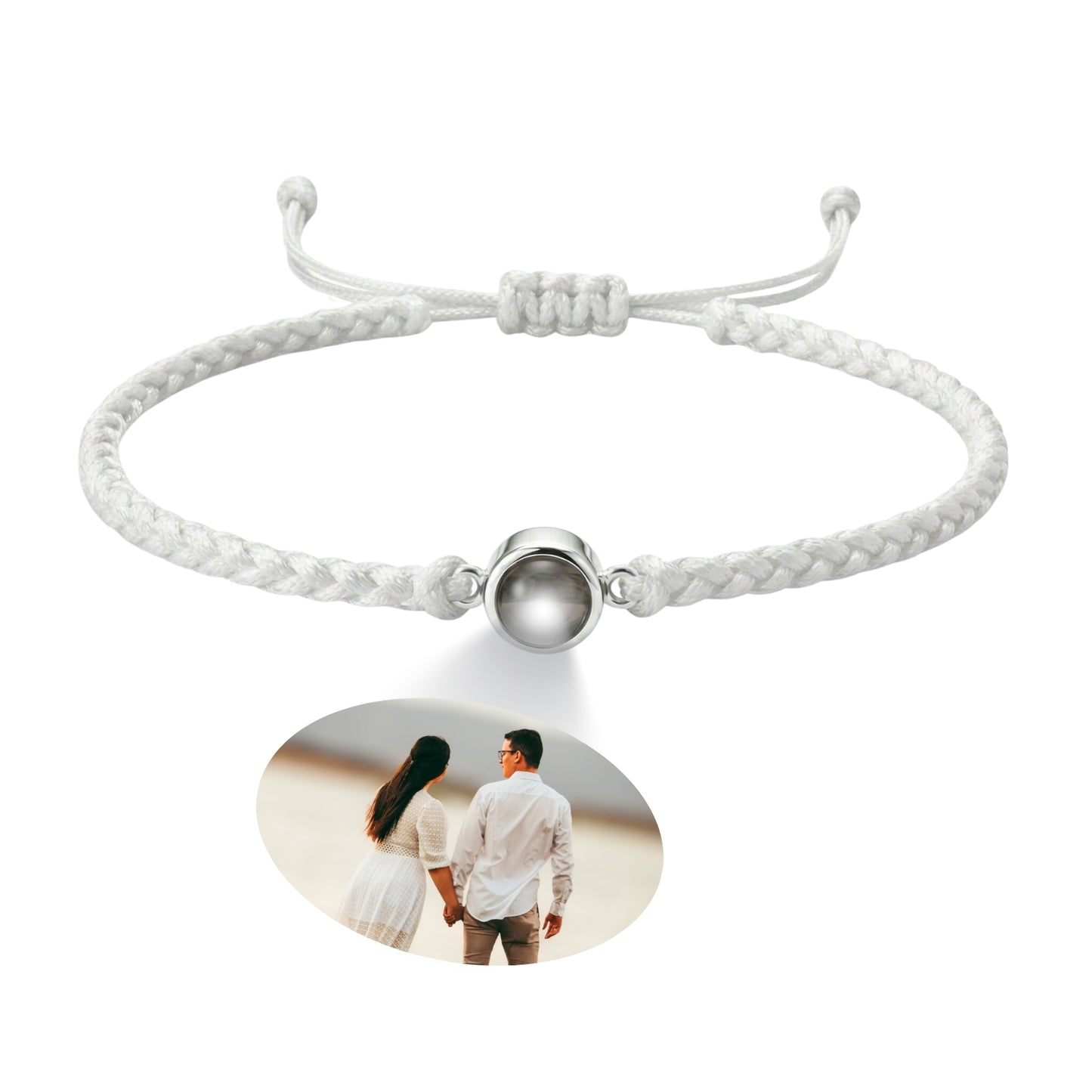 Pulsera Unisex de Proyección Personalizada con Foto a Color